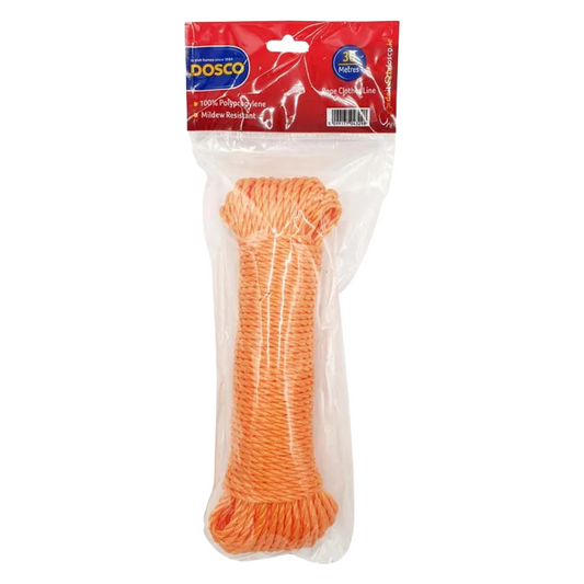 orange rope for clothes lines in a packet 