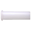 White cylindrical object on a white background