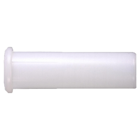 White cylindrical object on a white background