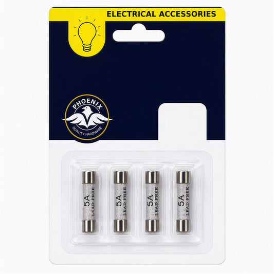 4 5a fuses on white background with navy and yellow background
