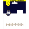 Strip connector on white background in navy packaging