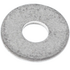 A single flat metal washer with a circular center hole, shown on a plain white background.