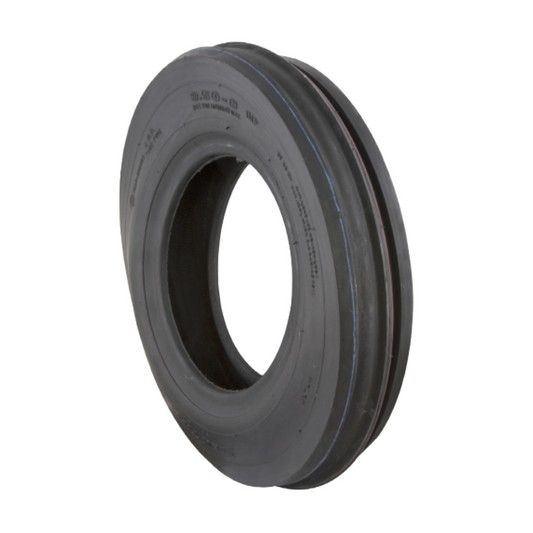 Black rubber seal on a white background