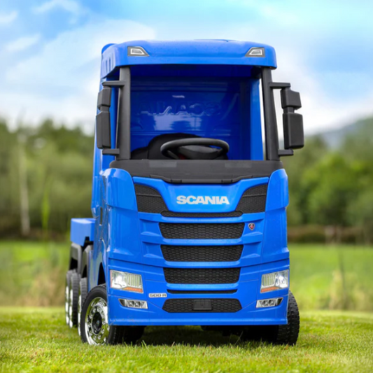 Licensed Scania 24V Blue Truck & Trailer