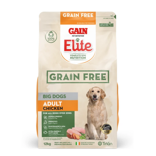 GAIN Grain-Free Big Dogs Adult Chicken 12kg
