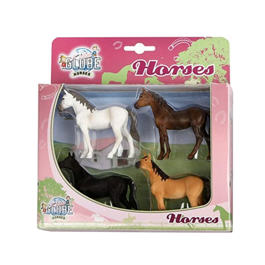 4 Pack of 1:32 Horses