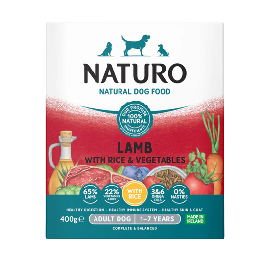 Naturo Lamb & Rice 400g