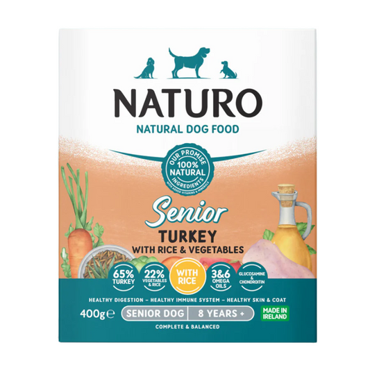 Naturo Senior Turkey & Rice trays 400g