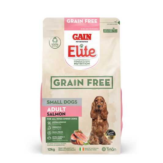 GAIN Grain-Free Small Dogs Adult Salmon 12kg