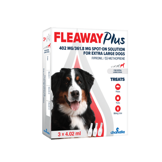 Fleaway Plus XL Dog 402mg 3's (P)