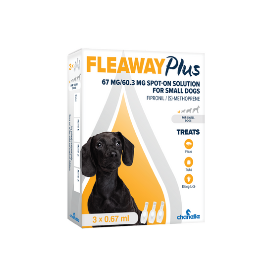 Fleaway Plus Small Dog 67mg 3's (P)