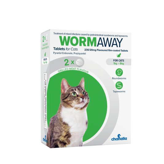 Wormaway Cat Tab 2's