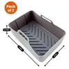 1 single air fryer silicone liner with dimensions