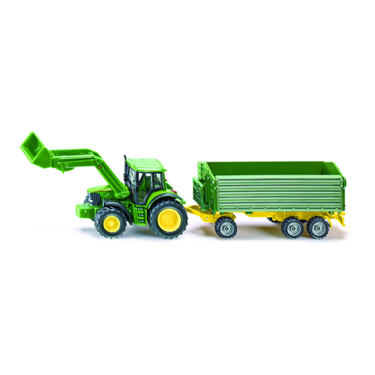 John Deere Tractor with Loader & Trailer