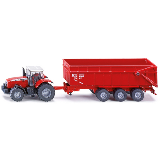 Massey Ferguson Tractor with Krampe Trailer