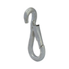 Metal hook on a white background