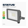 Status 20w LED Floodlight with specifications on a white background