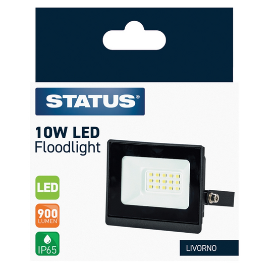 10W LED Black security light 