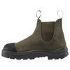 brown boot white background