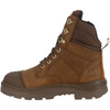 brown boot on white background