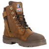 brown boot on white background