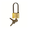 Tessi 50mm Brass Padlock Longshackle with 3 keys