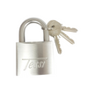 Tessi 60mm Stainless Steel Padlock with keys