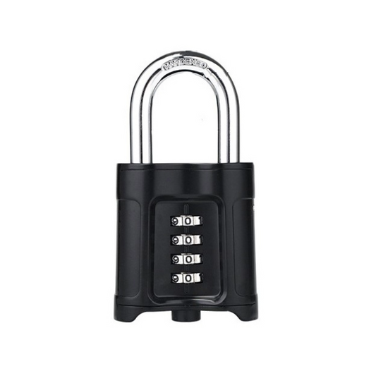 Black lock with 4 combination levels 