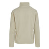 Beige fleece pullover on a white background