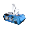 Pack of Ultra Grime multi-use cloth wipes on a white background