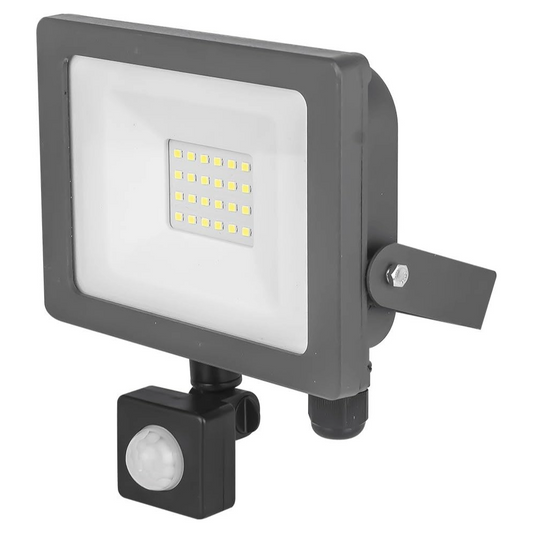 Status Foggia 20W LED Grey Flood Light With Sensor