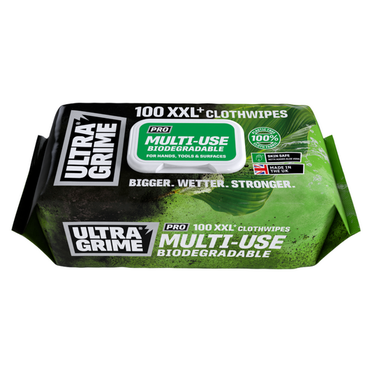 UltraGrime XXL Multiuse Bio Wipes 100 Pack