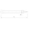 Rawlplug Mansory Nails 3mm x 50mm (20 Pack)
