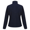 Navy blue jacket on a white background