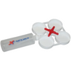 test paddle with logo x-spurt on white background