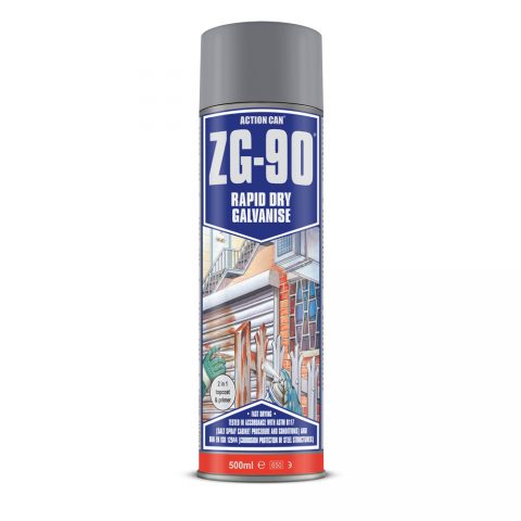 ZG-90 Cold Galvanizing Spray 500ml - Silver