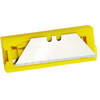 A yellow plastic component with a utility blade, shown on a plain white background.