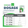 dosage information for wormaway cat 