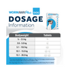 dosage information for wormaway plus dog