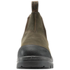 brown boot white background
