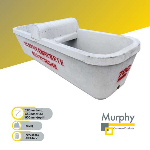 Murphys 70 Gallon Concrete Water Trough