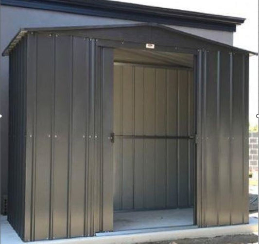 Globel Grey Metal Shed 8 x 6ft