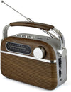 Lloytron FM/AM Rechargeable Portable Vintage Radio
