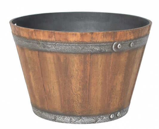 Whiskey Barrel Planter D37H25
