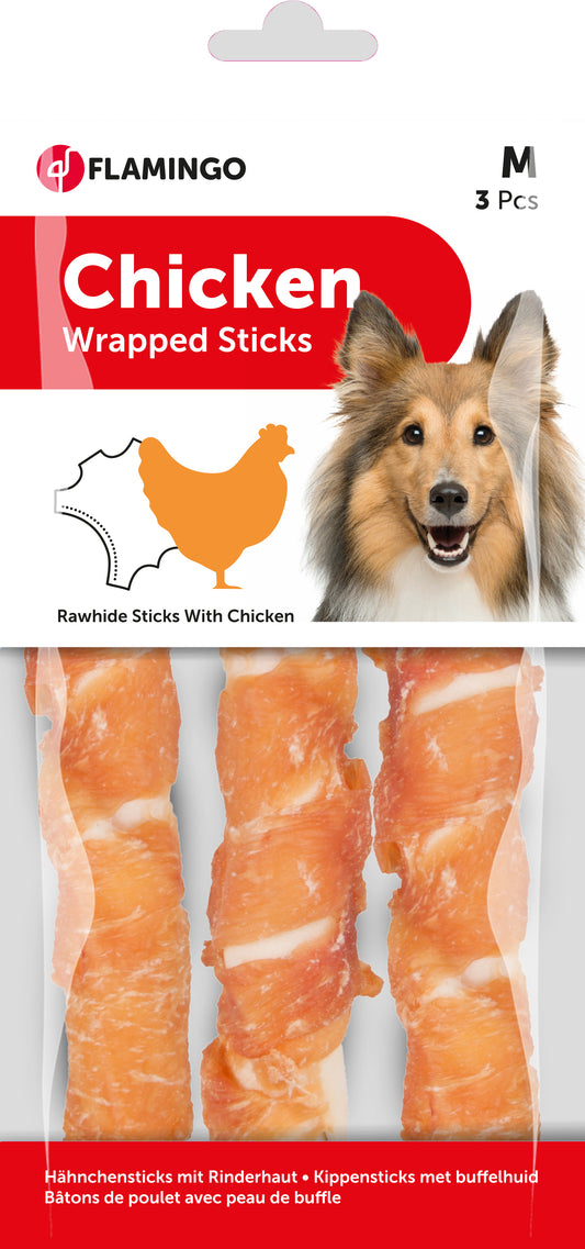 Chew'N Wrap Chicken Stick 17cm 3 Piece 155g