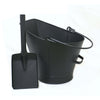 Castle Living Black Coal Bucket & Shovel Set