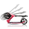 Zinc Big Wheel Folding Red Scooter