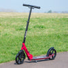 Zinc Big Wheel Folding Red Scooter