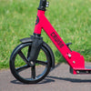 Zinc Big Wheel Folding Red Scooter