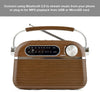 Lloytron FM/AM Rechargeable Portable Vintage Radio